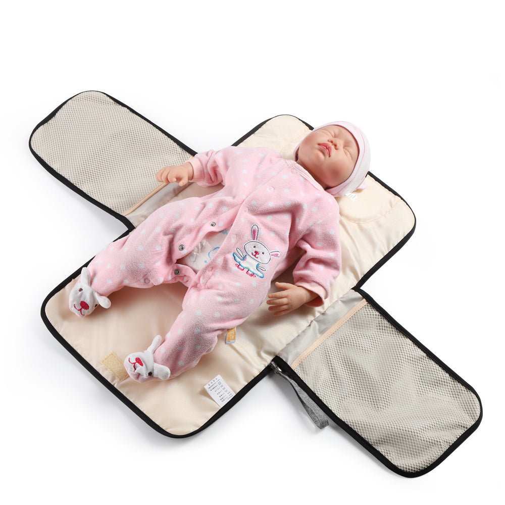 Portable Baby Changing Pad and Diaper Bag Combo