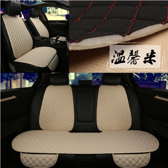 Flax Car Seat Cover for Comfort and Protection