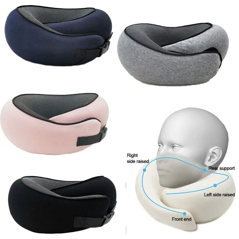 Comfort Anywhere: Soft Memory Foam Pillow for Travel, Office, Home