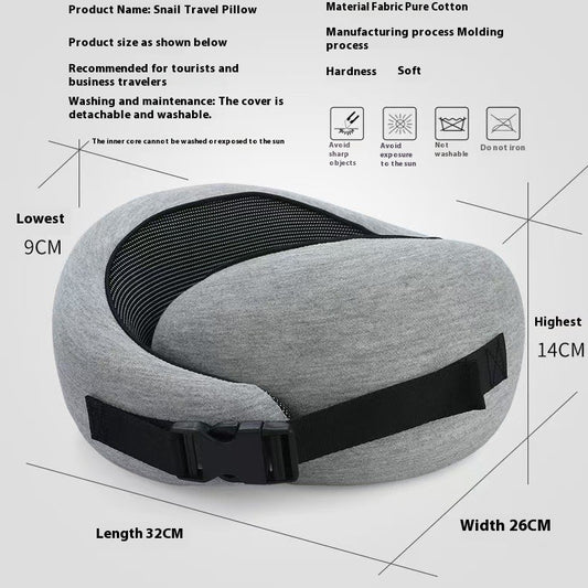 Comfort Anywhere: Soft Memory Foam Pillow for Travel, Office, Home