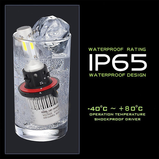 Bright LED Car Headlights – Winter Safe, High-Visibility Upgrade