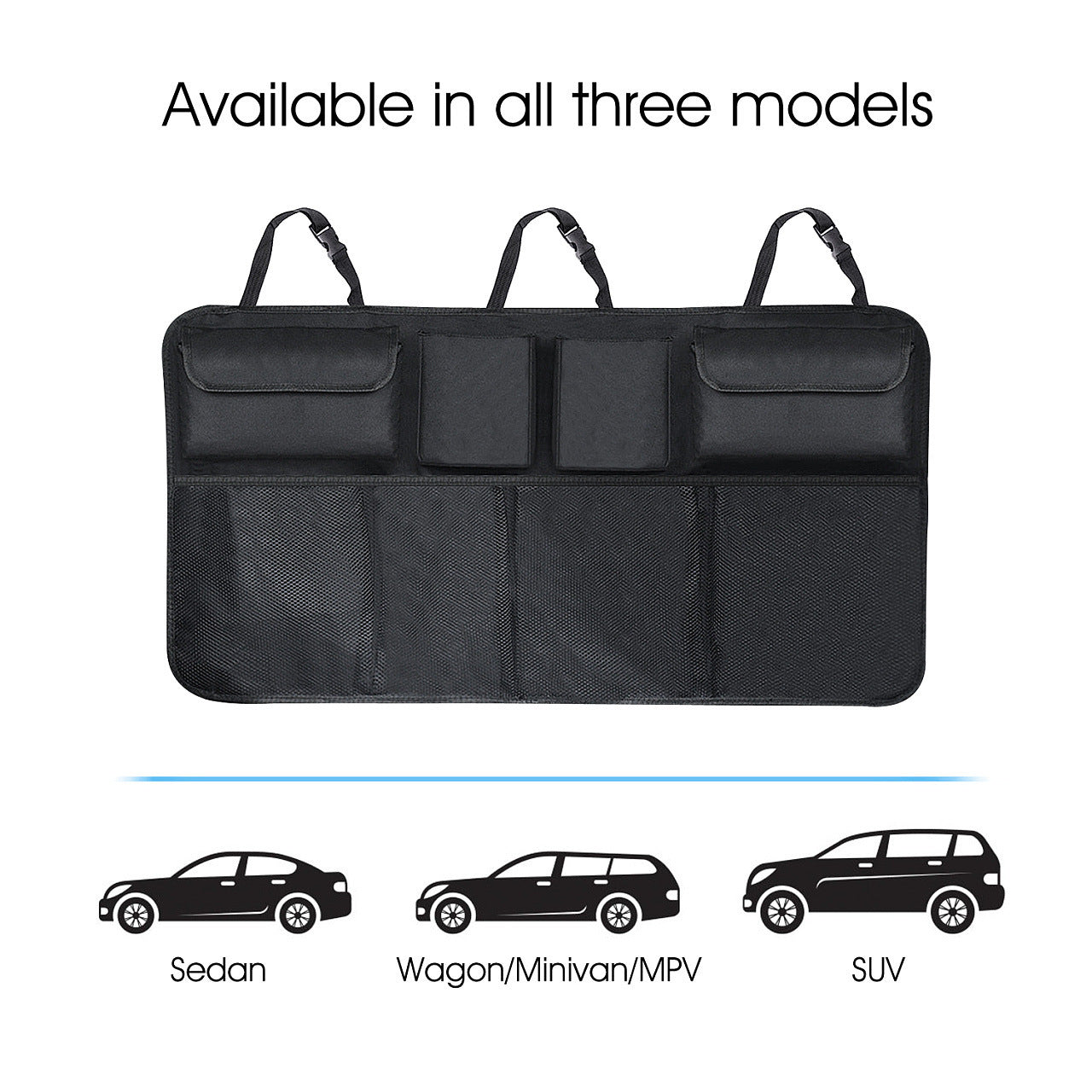 Foldable Car Trunk Organizer – Hanging Storage Bag Solution