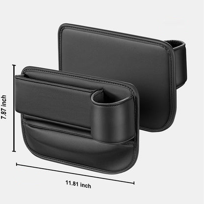 Car Seat Gap Filler Organizer for Phones, Keys, and Sunglasses - Console Organizer Solution