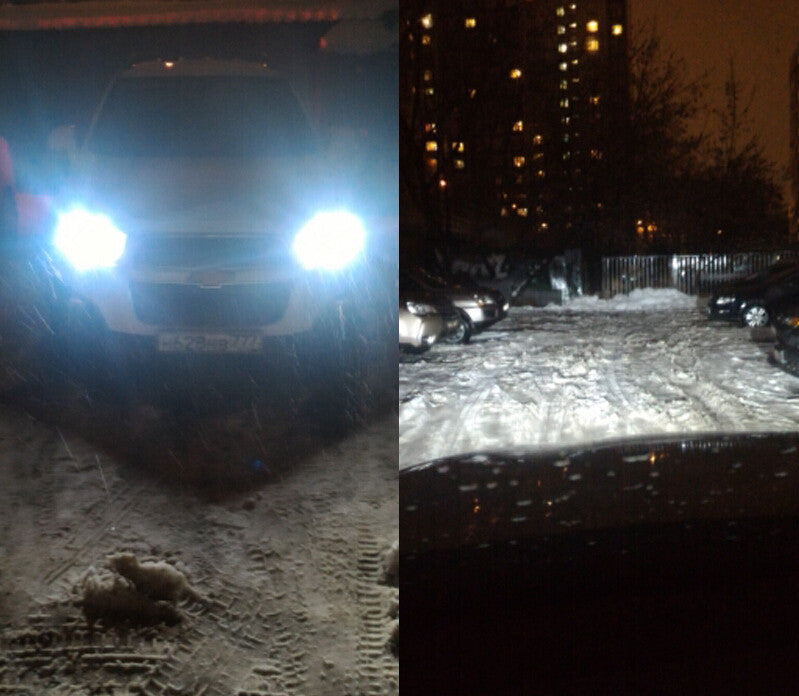 Bright LED Car Headlights – Winter Safe, High-Visibility Upgrade