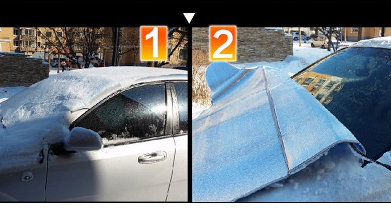 Anti-Frost Car Windshield Cover – Protect from Snow and Sun
