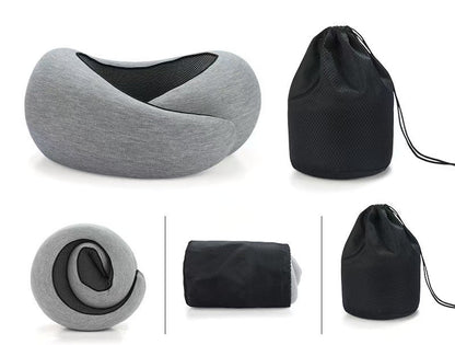 Comfort Anywhere Memory Foam Travel Pillow - Soft Support for Home, Office & Travel
