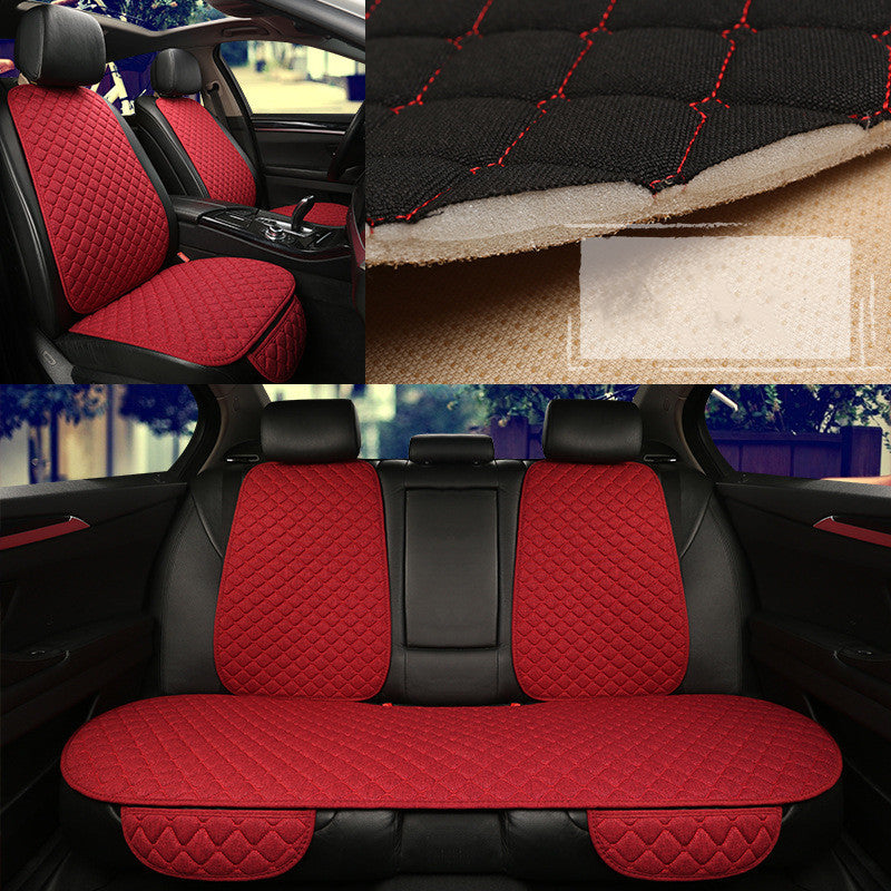 Flax Car Seat Cover for Comfort and Protection