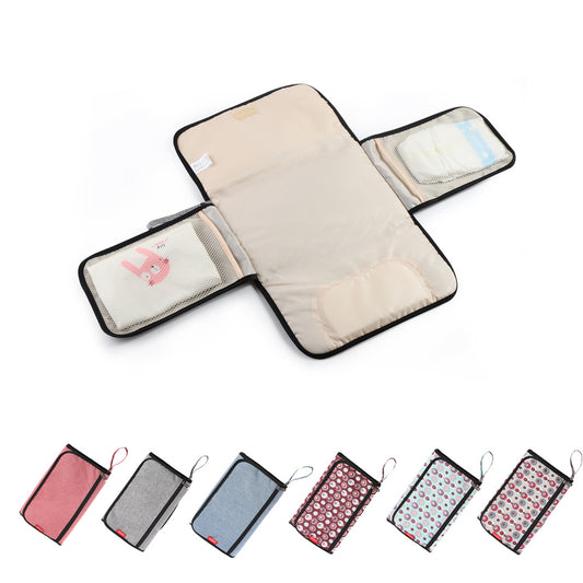 Portable Baby Changing Pad and Diaper Bag Combo
