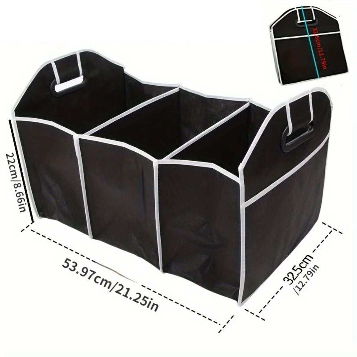 Foldable Car Trunk Organizer with Large Storage Capacity