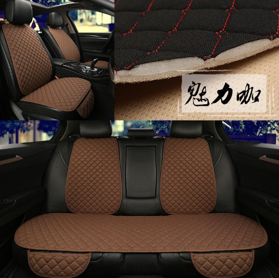Flax Car Seat Cover for Comfort and Protection