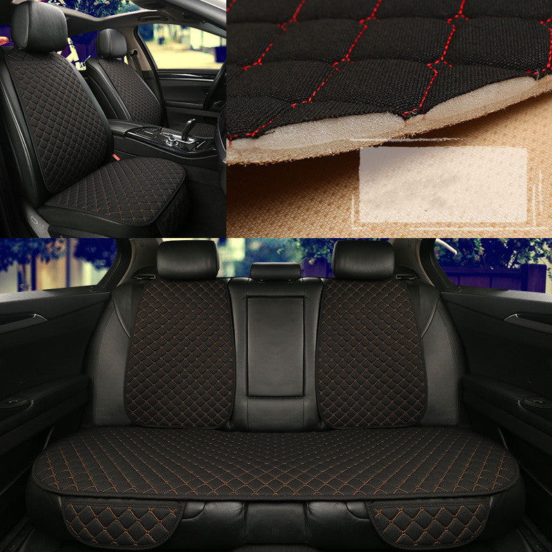Flax Car Seat Cover for Comfort and Protection