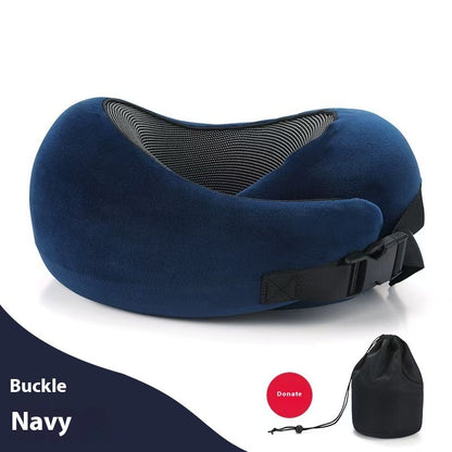 Comfort Anywhere Memory Foam Travel Pillow - Soft Support for Home, Office & Travel