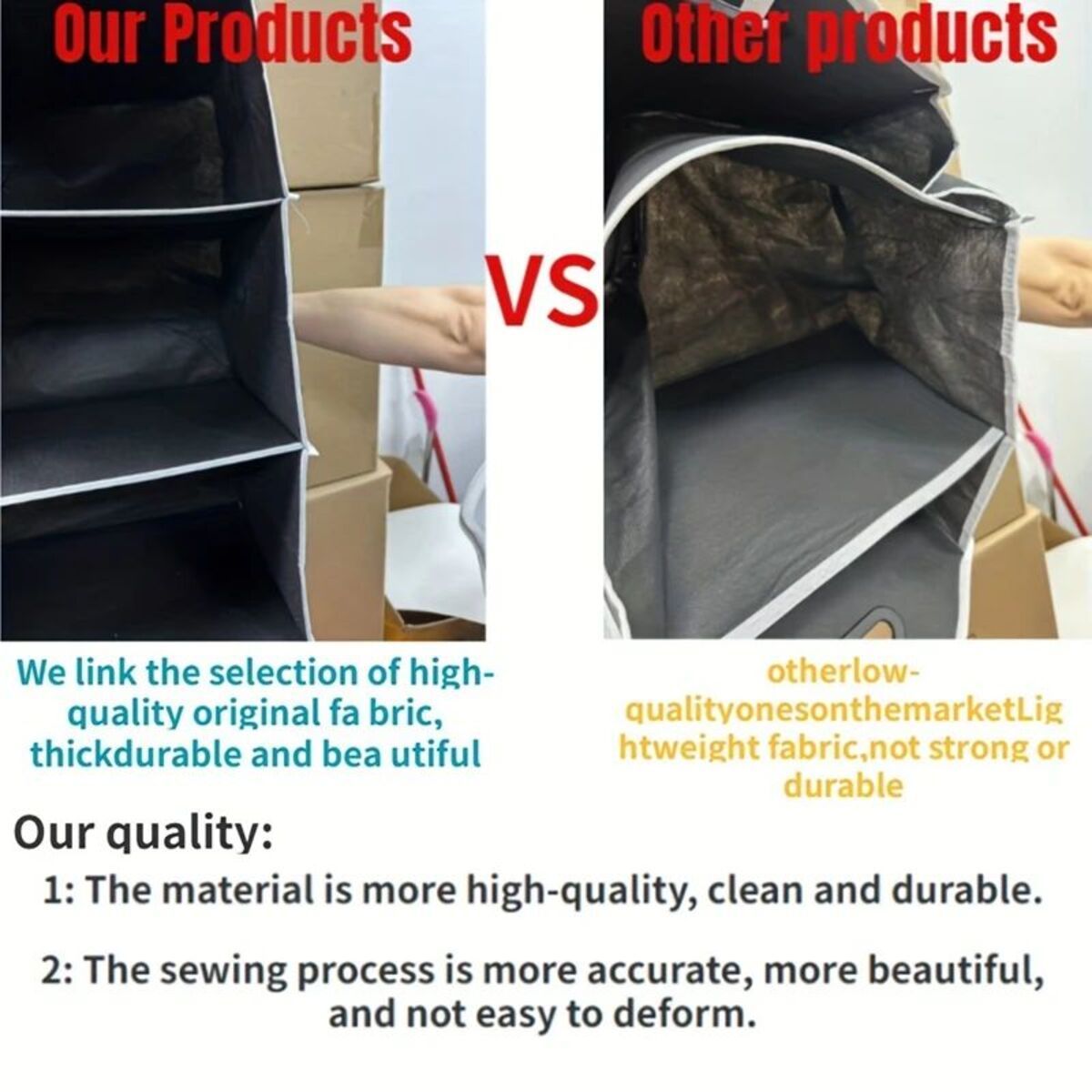 Foldable Car Trunk Organizer with Large Storage Capacity